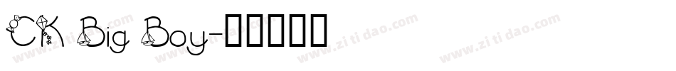 CK Big Boy字体转换